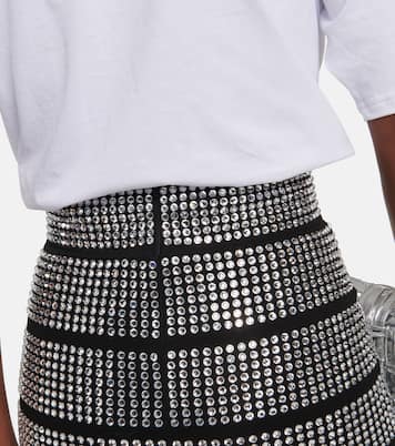 Verzierter Minirock aus Jersey | Alexandre Vauthier