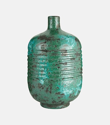Engraved ceramic vase | Nuove Forme