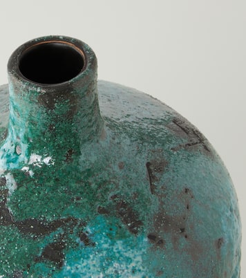 Engraved ceramic vase | Nuove Forme