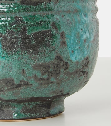 Engraved ceramic vase | Nuove Forme