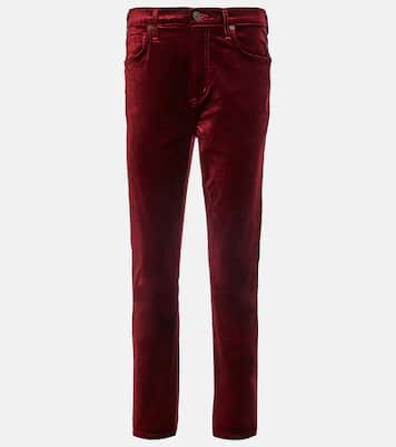 Jolene high-rise slim velvet pants | Citizens of Humanity