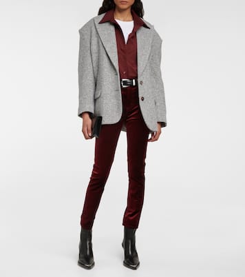Jolene high-rise slim velvet pants | Citizens of Humanity