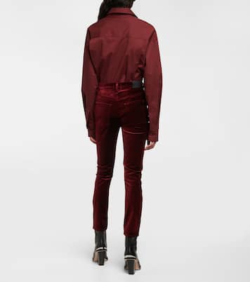 Jolene high-rise slim velvet pants | Citizens of Humanity