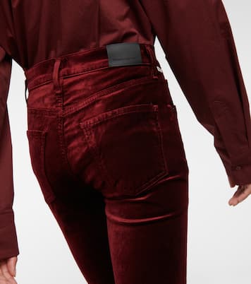Jolene high-rise slim velvet pants | Citizens of Humanity
