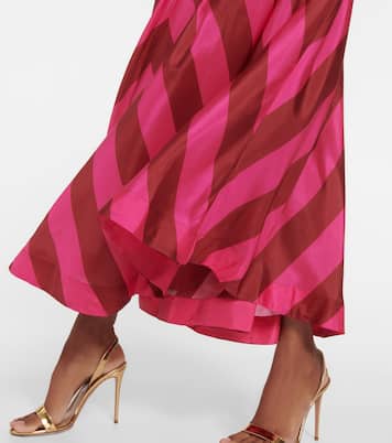 Chevron-printed silk kaftan | Zimmermann