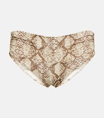 Bel Air snake-print bikini bottoms | Melissa Odabash