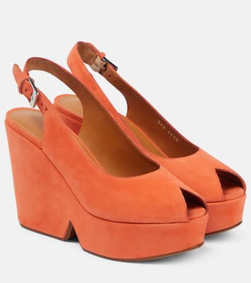 Dylan suede platform sandals | Clergerie