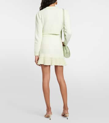 High-Rise-Minirock Heiress aus Tweed | LoveShackFancy