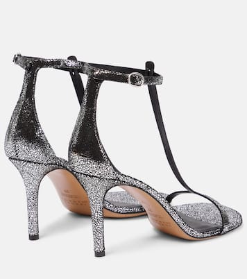 Sandali Einari in pelle metallizzata | Isabel Marant