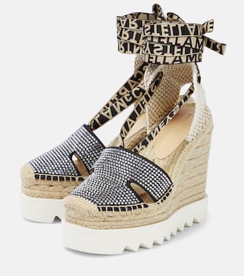 Espadrillas con zeppa con cristalli | Stella McCartney