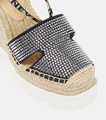 Espadrillas con zeppa con cristalli | Stella McCartney
