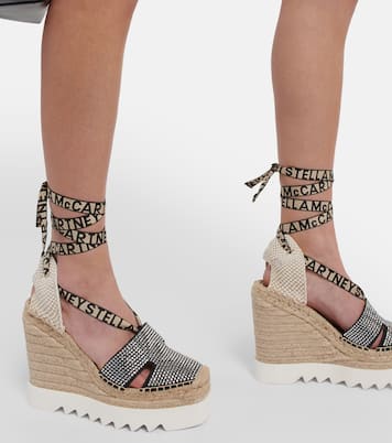 Espadrillas con zeppa con cristalli | Stella McCartney