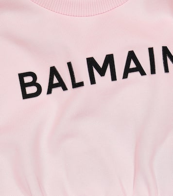 Chaleco de algodón con logo | Balmain Kids