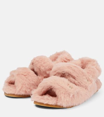 Sandya shearling sandals | Max Mara