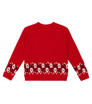 Pull intarsia en laine vierge | Il Gufo