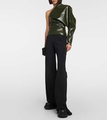 Draped one-shoulder top  | Rick Owens