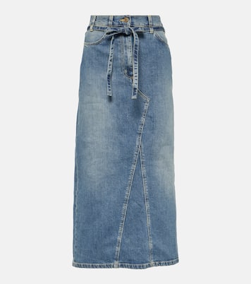 Gonna midi di jeans a vita alta | Altuzarra
