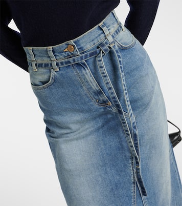 Gonna midi di jeans a vita alta | Altuzarra