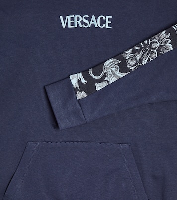 Sudadera Barocco Stencil de algodón | Versace Kids