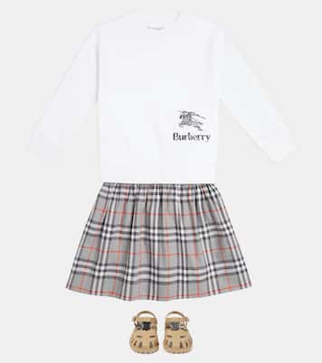 Sudadera de jersey de algodón con EKD | Burberry Kids