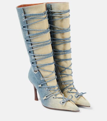 Botas altas Bitten de denim | Acne Studios