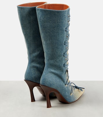 Botas altas Bitten de denim | Acne Studios