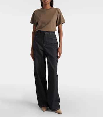Jean ample Centro à taille haute | Max Mara