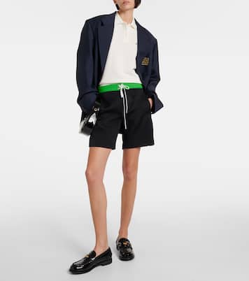 Polo en coton à logo | Miu Miu