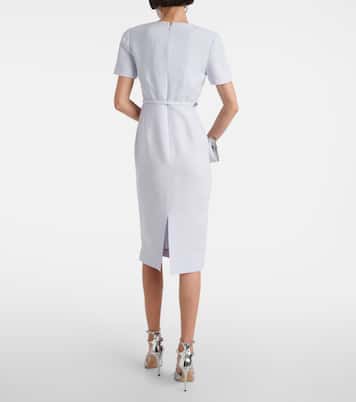 Abito midi in lana e seta | Roland Mouret