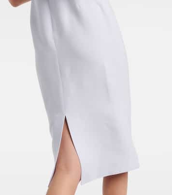 Abito midi in lana e seta | Roland Mouret