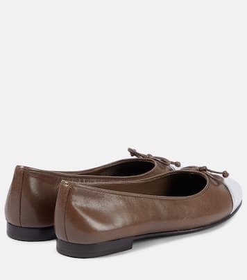 Bailarinas de piel con puntera | Tory Burch