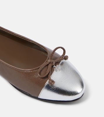 Bailarinas de piel con puntera | Tory Burch
