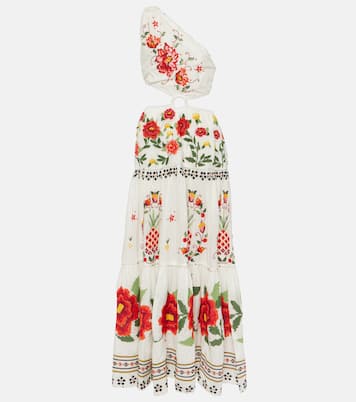 Maxikleid Carmina Floral aus einem Baumwollgemisch | Farm Rio