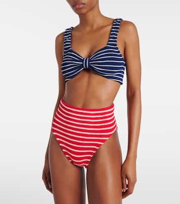 Judy striped bikini | Hunza G