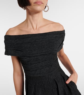 Bridal - Abito midi Helene in broccato | Rebecca Vallance