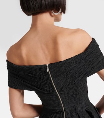 Bridal - Abito midi Helene in broccato | Rebecca Vallance