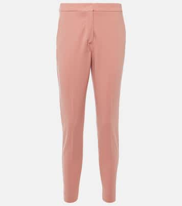 Pantaloni slim cropped in jersey | Max Mara