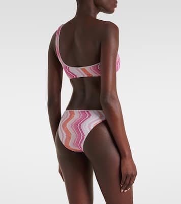 Printed one-shoulder bikini | Missoni