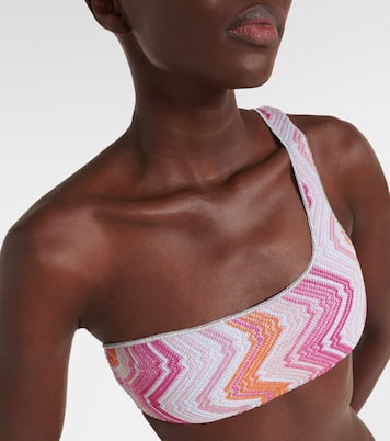 Printed one-shoulder bikini | Missoni