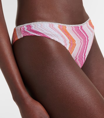 Printed one-shoulder bikini | Missoni