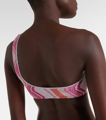 Printed one-shoulder bikini | Missoni