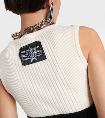 Vestido midi acanalado The Madone | Jean Paul Gaultier