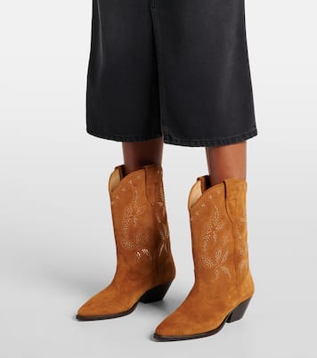 Stivali texani Duerto in suede | Isabel Marant