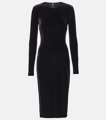 Robe midi en velours | Dolce&Gabbana