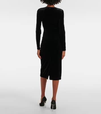 Robe midi en velours | Dolce&Gabbana
