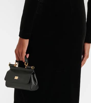 Robe midi en velours | Dolce&Gabbana