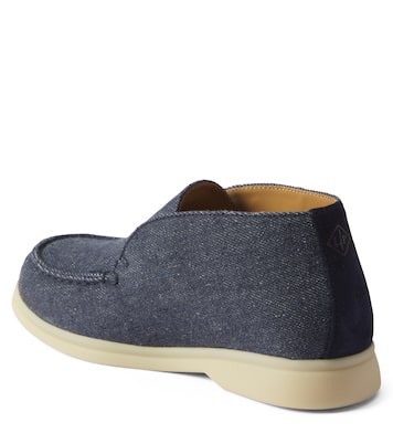Ankle Boots Open Walk aus Denim | Loro Piana Kids