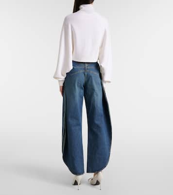 Pull à col roulé en laine | Alaïa