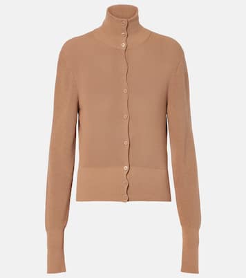 Cardigan Faye di misto cotone a coste | Aya Muse