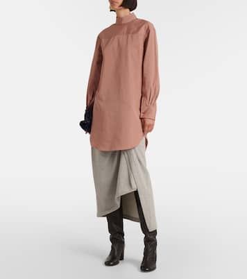 Blusa in cotone a collo alto | Dries Van Noten